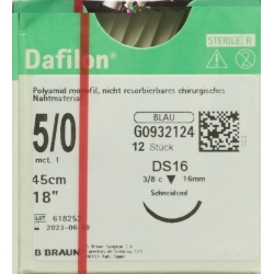 Dafilon 45cm Blau Dose 16 5-0 12 Stück