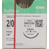 Dafilon 45cm Blau Dose 24 2-0 12 Stück