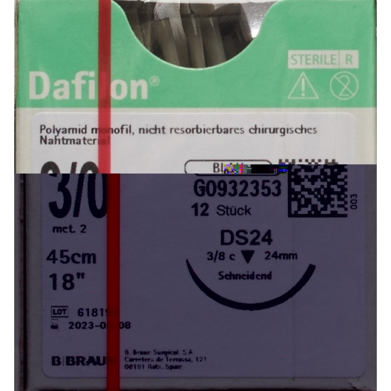 Dafilon 45cm Blau Dose 24 3-0 12 Stück buy online