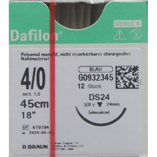 Dafilon 45cm Blau Dose 24 4-0 12 Stück buy online