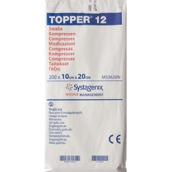 Topper 12 Einmal-Kompressen 10x20cm Unsteril 200 Stück