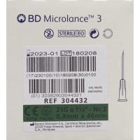 BD Microlance 3 Injektionskanüle 0.80x40mm Grün 100 X