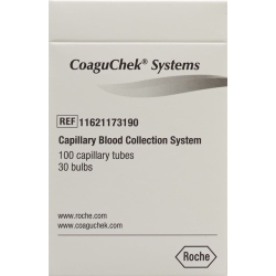 Coaguchek Plastik Kapillaren 50 Mcl 100 Stück
