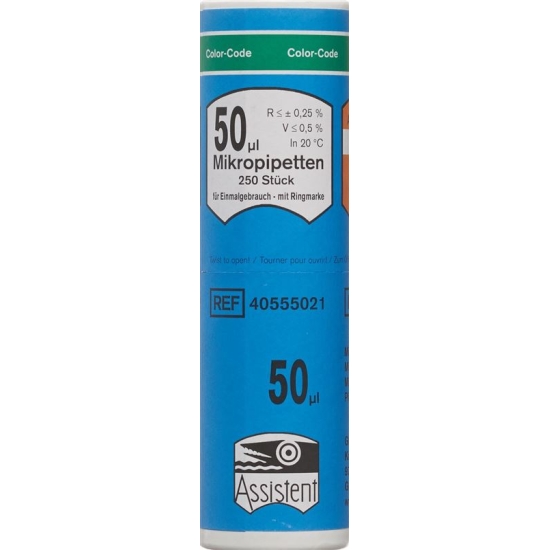 Assistent Mikropipette 50ul 250 Stück buy online