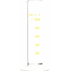 Assistant measuring cylinder 100ml Low form