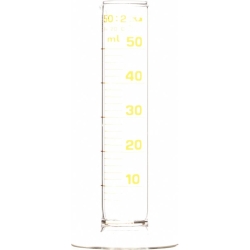Assistant measuring cylinder 50ml Low form