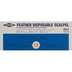 Feather Skalpell 1x Nr 12 20 Stück