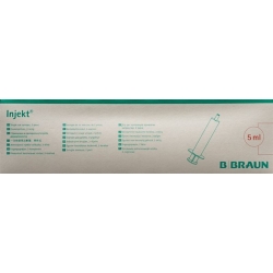 Braun Injektionsspritze 5ml Luer 2-teilig Exzentrisch 100 Stück