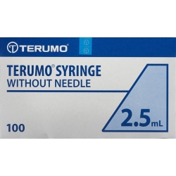 Terumo Injektionsspritzen 3-teilig 2.5ml Zentrisch 100 Stück