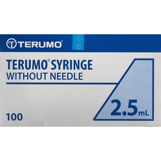 Terumo Injektionsspritzen 3-teilig 2.5ml Zentrisch 100 Stück buy online