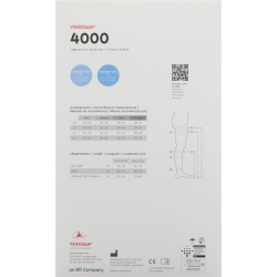 Venosan 4001 A-t Kkl1 XL Lang Gesch Black 1 pair