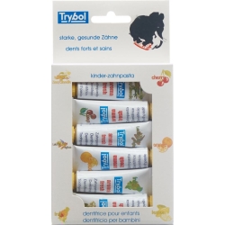Trybol Kinder Zahnpasta Aromen Ass 6 Tube 8ml
