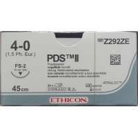 Pds II 45cm Ungefaerbt 4-0 Fs-2s 24 Stück