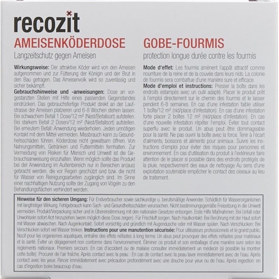 Recozit Ameisen Köderdose 2 Stück buy online