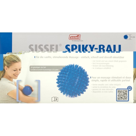 Sissel Igelbaelle 10cm Blau 2 Stück buy online