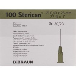 Sterican Nadel Dent 27g 0.4x25mm Grau 100 Stück