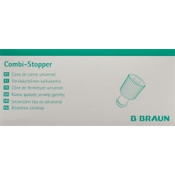 Braun Combi Verschlusskonus Blau Luer Lock 100 Stück