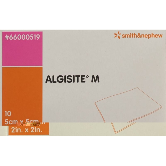 Algisite M Alginat Kompressen 5x5cm 10 Stück buy online