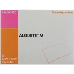 Algisite M Alginat Kompressen 10x10cm 10 Stück