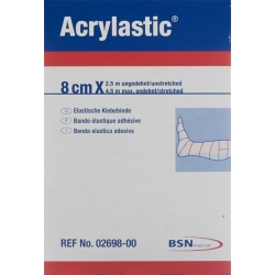 Acrylastic Elastische Klebebinde 2.5m x 8cm
