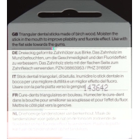 TePe Zahnhölzer mit Fluorid aus Birkenholz Dünn 125 Stück