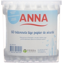 Anna Wattestäbchen Sicherheit 60 Stück