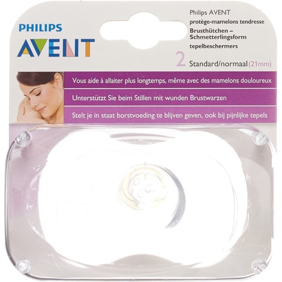 Avent Philips Brusthuetchen Schmetterling Normal 2 Stück buy online