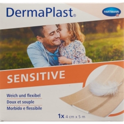 Dermaplast Sensitive Quick Bandage Skin-Coloured 4cmx5m Roll