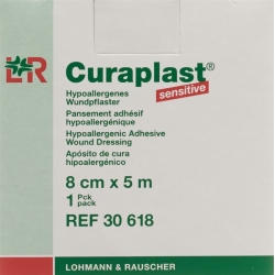 Curaplast wound dressing 8cmx5m skin colored roll