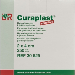 Curaplast Sensitive Injektionspfl 2cmx4cm 250 Stück