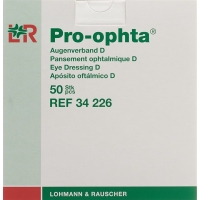 Pro-Ophta Augenverband D Lichtdicht Beige 50 Stück