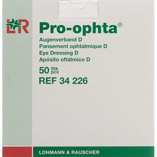 Pro-Ophta Augenverband D Lichtdicht Beige 50 Stück buy online