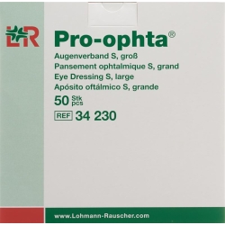 Pro-Ophta Augenverband S Durchsichtig Grösse L 50 Stück