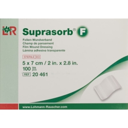 Suprasorb F Folien Verband 7x5cm Steril 100 Stück