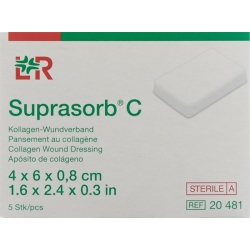 Suprasorb C Kollagenverband 4x6cm Steril 5 Stück