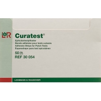 Curatest Vlies Testpflaster 7.5x12.5cm 50 Stück