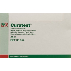 Curatest Vlies Testpflaster 7.5x12.5cm 50 Stück