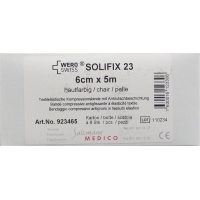 Wero Solifix 23 Kurzzugbinde 5mx6cm Hautfarbig 8 Stück