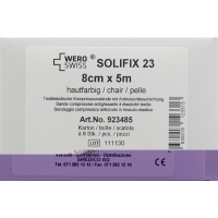 Wero Solifix 23 Kurzzugbinde 5mx8cm Hautfarbig 8 Stück