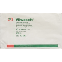 Vliwasoft Nw Kompressen 12 10x10cm 6-fach Beutel 100 Stück