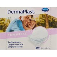 DermaPlast Gazekompressen 6x8cm 80 Stück
