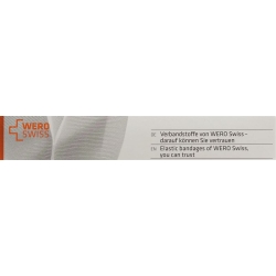 Wero Fix Elastische Gazebinde 4mx4cm Weiss 20 Stück