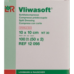 Vliwasoft Nw Schlitz Kompesse 12 10x10cm 4fach 50x 2 Stück