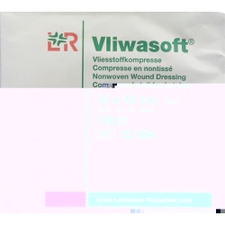 Vliwasoft Nw Kompresse 8 10x10cm 4-fach Beutel 100 Stück