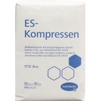 Hartmann Es Kompressen 8-fach 10x10cm 100 Stück