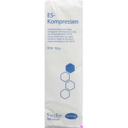 Hartmann Es Kompressen 12-fach 5x5cm Beutel 100 Stück