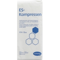Hartmann Es-Kompressen 12-fach 7.5x7.5cm 100 Stück