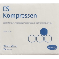 Hartmann Es Kompressen 12-fach 10x20cm Beutel 100 Stück