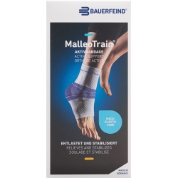 MalleoTrain Aktivbandage Sprunggelenk Grösse 4 Links Natur