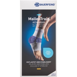 MalleoTrain Aktivbandage Sprunggelenk Grösse 1 Rechts Natur
